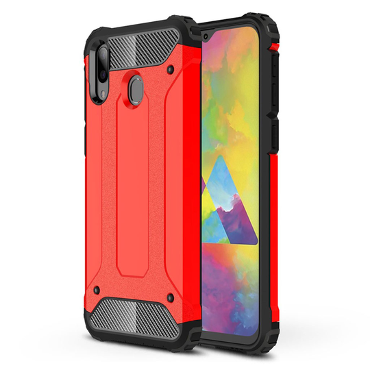 Armour Guard Samsung Galaxy M20 kuoret - Punainen