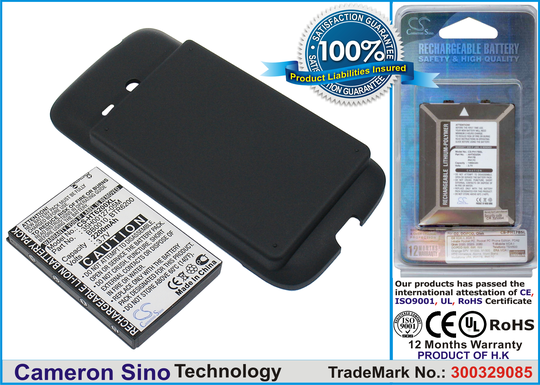 HTC Droid Eris Droid Eris Droid Eris 6200 yheensopiva akku - 2200 mAh