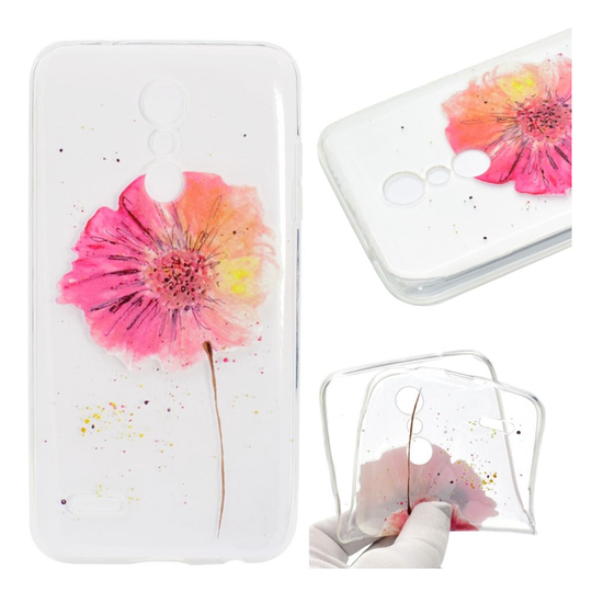 LG K10 (2018) Pehmeä TPU Kuvallinen Takaosan Suoja Kuori - Kukka