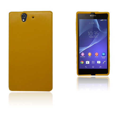 Sparkly Soft Shell (Keltainen) Sony Xperia Z Kuoret