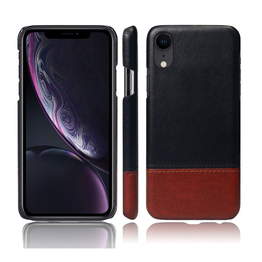 KSQ iPhone Xr splicing nahkainen suojakotelo