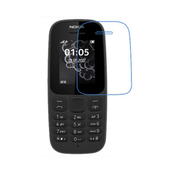 Nokia 105 ultra clear LCD screen protector - 3-Pack
