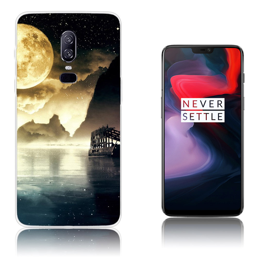 OnePlus 6 Printti Kuvallinen Pehmeä muovinen Takasuoja Kuori - Upea Maisema
