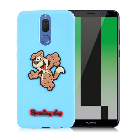 Huawei Mate 10 Lite 3D Kuvallinen Pehmeä TPU Muovi Takasuoja Kuori - Iloinen Koira