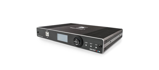 KRAMER KDS-EN7 HIGH–PERFORMANCE, HIGHLY–SCALABLE, AVOIP ENCODER FOR 4K30 4:4:4, HDR10 OVER 1G NE