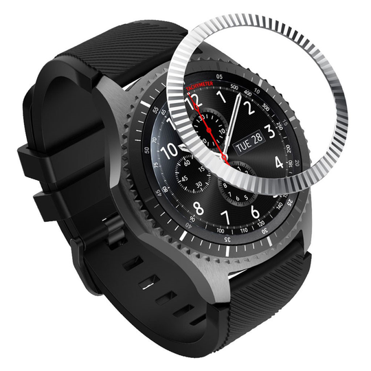 Samsung Gear S3 Frontier fabric watch frame - Silver