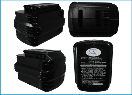 Dewalt DC223 Ni-MH 24 V akku 3000 mAh