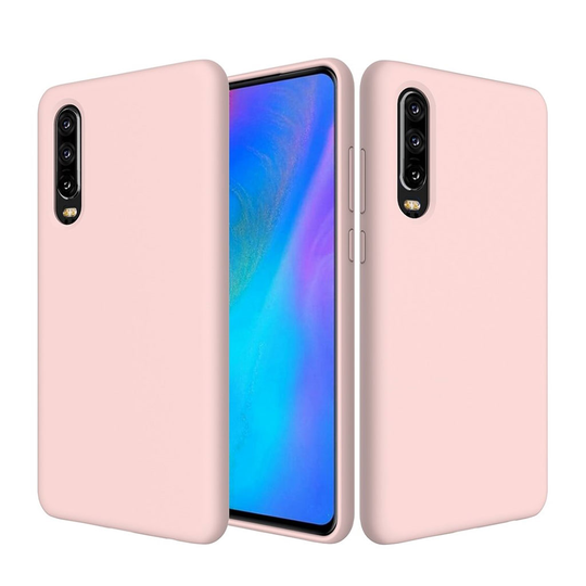 Huawei P30 silikoni suojakotelo - Pinkki