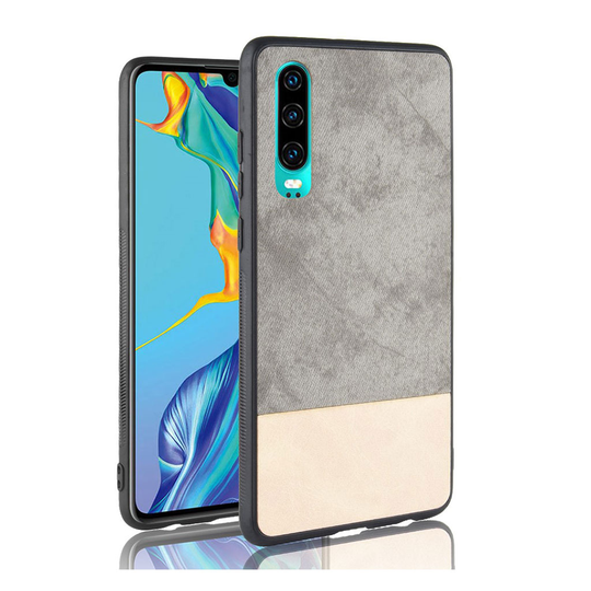 Huawei P30 bi-color hybrid case - Grey