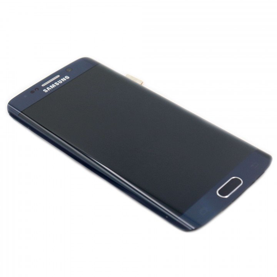 Kosketuspaneeli with LCD Näyttö Samsung SM-G925 Galaxy S6 Edge - musta (Alkuperäinen)