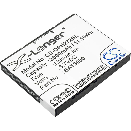 Opticon H-27 H-27 1D H-27 2D akku 3000mAh