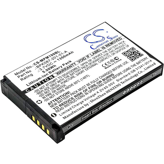 VeriFone MPM-100 VX600 Bluetooth VX600BT akku 1350mAh