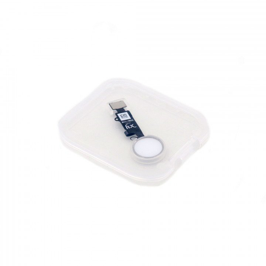 iPhone 7 / 7 plus / 8 / 8 Plus Universaali kotinäppäin (Home Button) - Valkoinen / Hopea (Plug & Play)