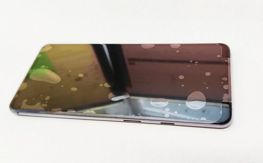 Oneplus 7T Näyttö ja kosketuspaneeli rungolla - Hopea / Frosted Silver