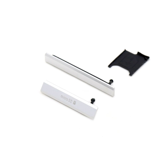 Sony Xperia Z2 SIM-kelkka SIM-kansi & microSD -kansi - Hopea