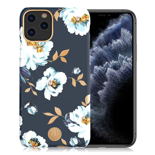 Kingxbar iPhone 11 Pro Blossom Swarovski Case - Gardenia