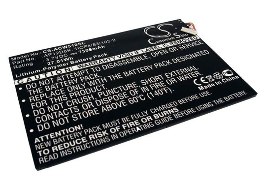 Acer Aspire P3-171-3322Y2G06as Aspire P3-1715333Y2G12as Iconia Tab A3 Tabletin Akku