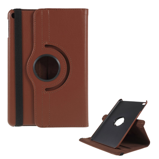 iPad Mini (2019) litsi nahkainen suojakotelo - Ruskea