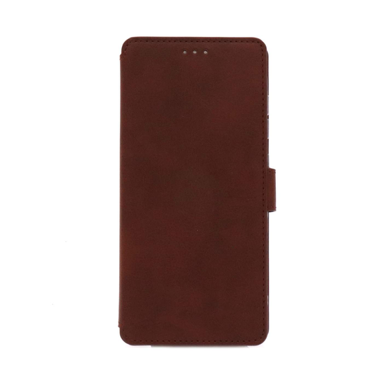 NovaNL Bookcase Volume 1.0 suojakotelo Samsung Galaxy A51 - ruskea
