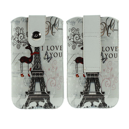 Undset (Eiffel Torni & Peura) iPhone 6 Plus Nahkakotelo