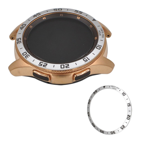 Samsung Galaxy Watch (46mm) stylish bezel - Silver