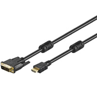 GB HDMI/DVI KAAPELI 2M, HDMI - DVI-D SINGLE-LINK (18+1 PIN), G