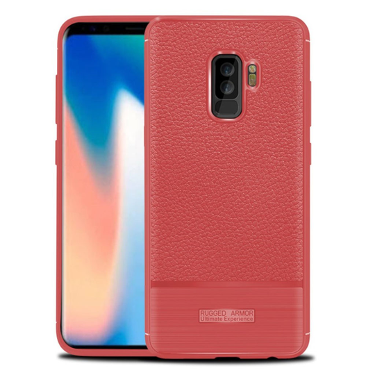Samsung Galaxy S9 Plus litsipintainen suojakuori - Punainen