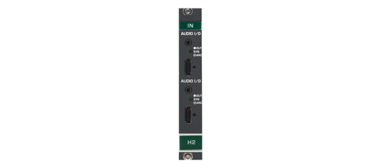 KRAMER H2A-IN2-F34/STANDALONE HDMI 4K 60 4:4:4 INPUT MODULAR WITH ANALOG AUDIO CARD