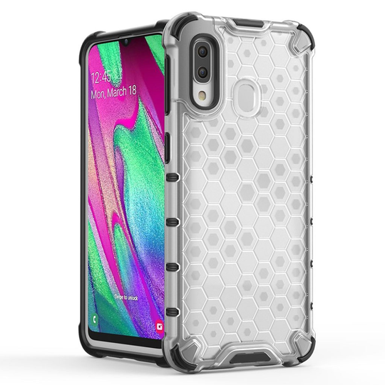 Bofink Honeycomb Samsung Galaxy A40 kuoret - Valkoinen