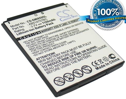 Samsung SCH-i859 SGH-I728A SGH-I740 akku 1100 mAh