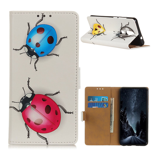Nokia 4.2 pattern leather case - Ladybug