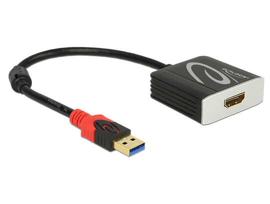 The Adapter By Delock Enables The Connection Of An Additional HDMI Monitor, Projector, Etc. To A PC