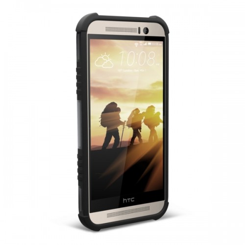 UAG Urban Armor Gear HTC One M9 Composite Suojakotelo Ash/Black- Suojakalvolla
