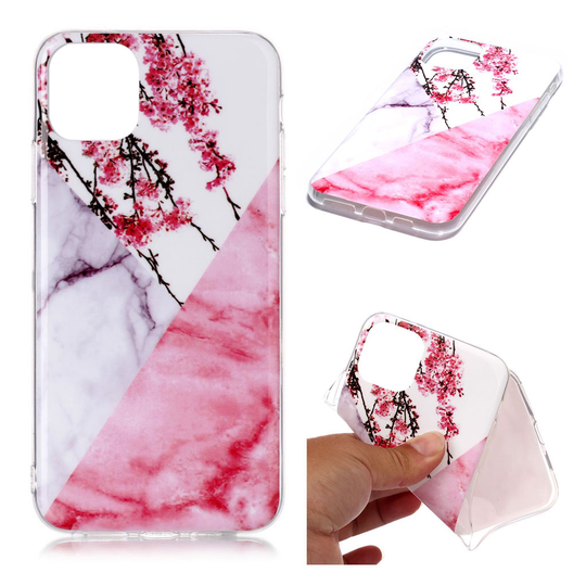 Marble iPhone 11 Pro Max kuoret - Kukkainen marmori