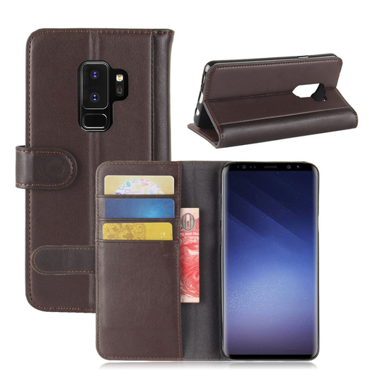 Samsung Galaxy S9 Plus laadukas suojakotelo - Ruskea