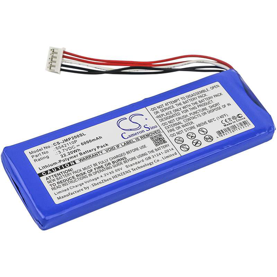 JBL Pulse 2 Pulse II PULSE2BLKUS akku 6000mAh