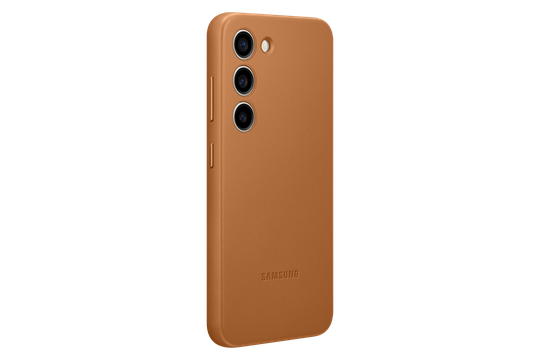 SAMSUNG LEATHER COVER S23 CAMEL