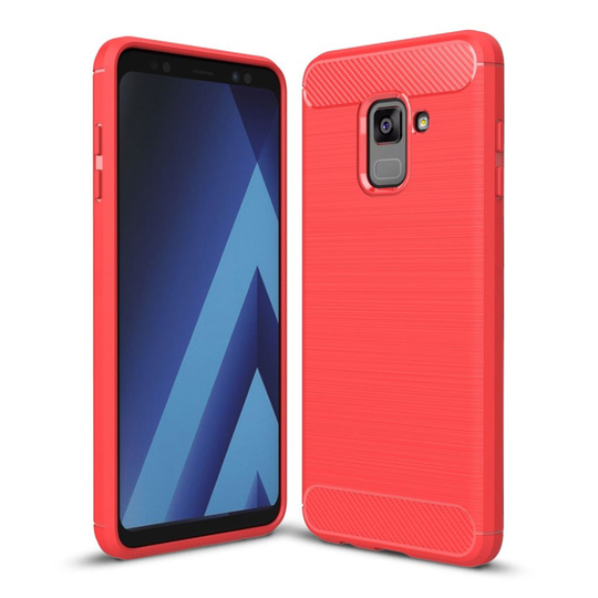 Samsung Galaxy A8 (2018) moderni suojakuori - Punainen