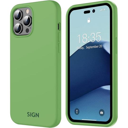 Liquid Silicone Case For IPhone 14 Pro Max - Jade Green