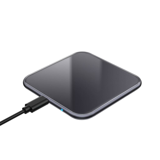 Wireless Fast Charger For IPhone & Android, 15W - Black