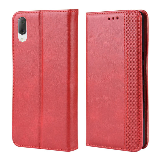 Sony Xperia L3 vintage leather case - Red