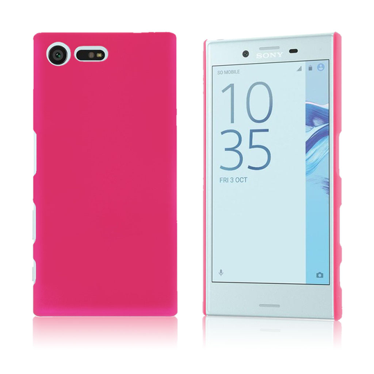 Sund Sony Xperia X Compact Kuminen Muovikuori - Kuuma pinkki