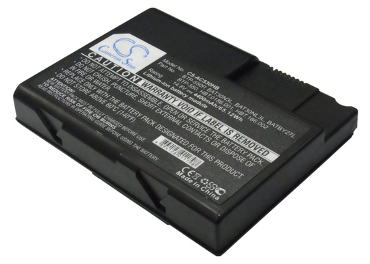 Acer TravelMate 275 TravelMate 273 TravelMate A550 TravelMate 270 Aspire 1200 TravelMate 275LC TravelMate 272 akku 4400 mAh