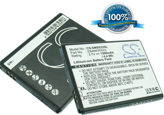 Samsung GT-S5570 Galaxy Mini GT-S5250 GT-S5330 akku 1200 mAh
