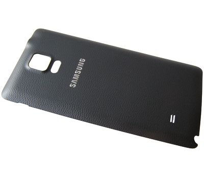 Akkukansi / Takakansi Samsung SM-N910 Galaxy Note 4 - musta