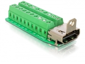 This HDMI To Terminal Block Adapter Is Made For Special Industrial Application E.g. For Connecting S