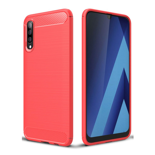 Samsung Galaxy A70 carbon fiber case - Red