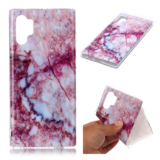 Marble Samsung Galaxy Note 10 Pro kuoret - Fuksian ruusumarmori