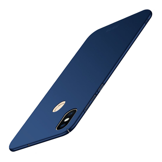 Xiaomi Mi 8 MOFI Himmeä Kova Muovi Ohut Takasuojakuori - Sininen