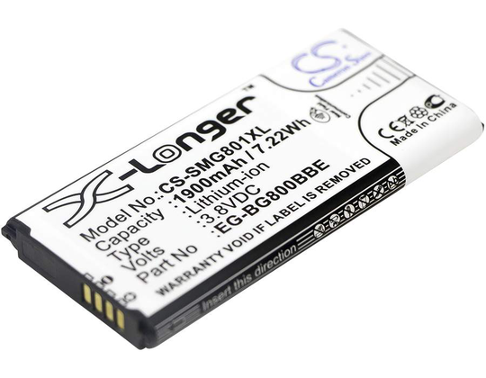 Samsung Galaxy S5 Mini SM-G800F SM-G800Y SM-G800H Galaxy S5 Dx SM-G800R4 akku 1900 mAh